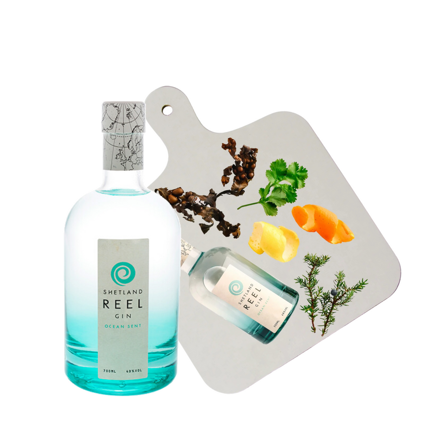 Ocean Sent Gin (700ml) & Chopping Board Bundle